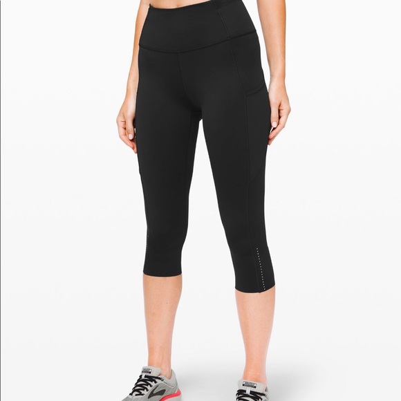 lululemon athletica Pants - Lululemon fast and free crop *nulux